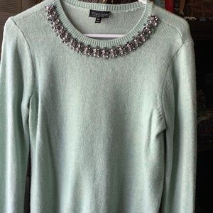 Celadon Mint Color Sweater